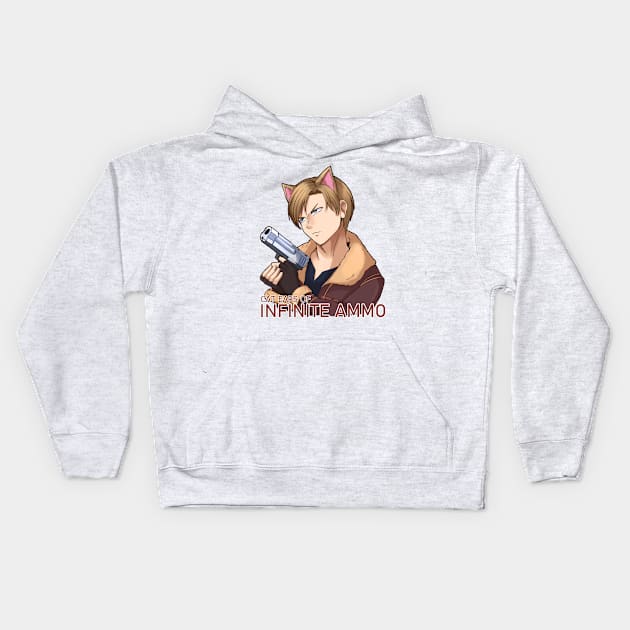 Leon Cat Ears Kids Hoodie by Hayde